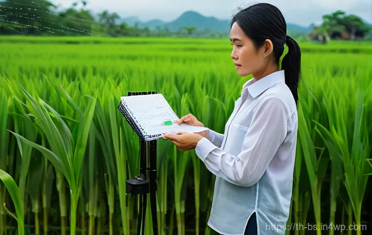 기후변화 시민 관측의 장기적 전망 - **Prompt:** A Thai woman in her late 30s, wearing a modest long-sleeved shirt and trousers, stands i...