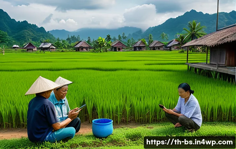 기후변화 시민 관측 참여의 동기 요인 - A diverse group of Thai community members, including adults and elderly people, actively participati...