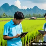 Home 22 기후변화 관측 참여를 위한 평가 체계 구축 - A diverse community group of Thai villagers, including adults and teenagers wearing casual clothes a...